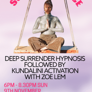 SUNDAY SERVICE ONLINE (9th Nov) – SURRENDER HYPNOSIS AND KUNDALINI ACTIVATION